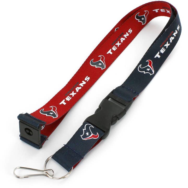 Aminco USA - Wholesale Lanyard - Unisex - NFL Houston Texans Reversible Lanyard