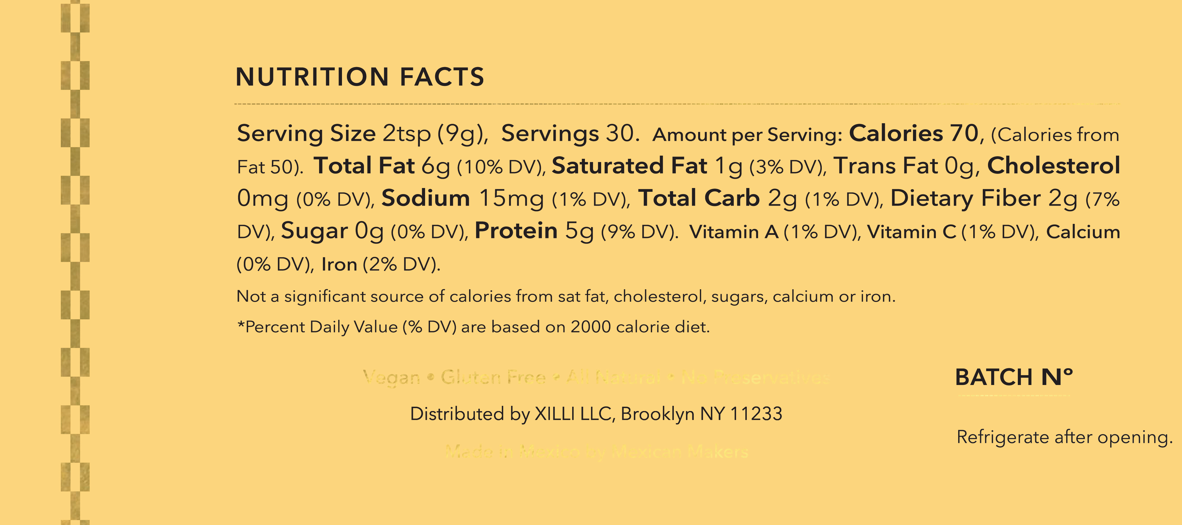 X I L L I - Wholesale Salsa - Salsa Seca4