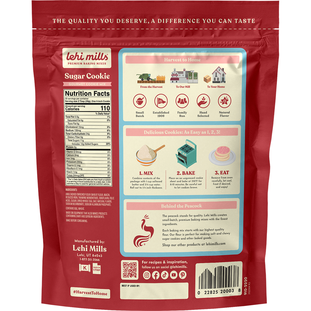 Lehi Mills - Wholesale Cookie Mix - Sugar Cookie Mix1