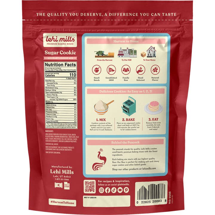 Lehi Mills - Wholesale Cookie Mix - Sugar Cookie Mix1