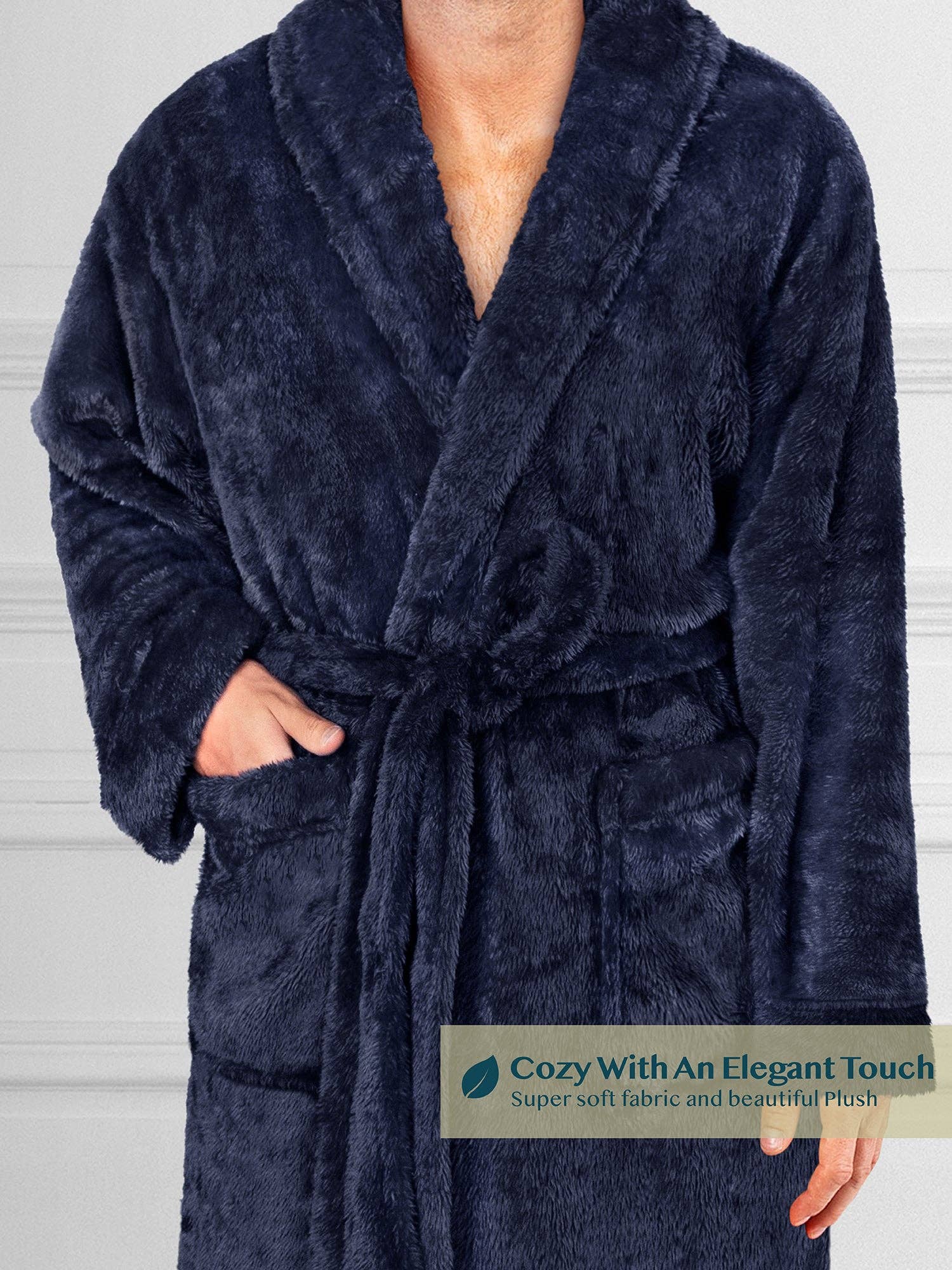 Pavilia - Wholesale Robe - Men's - Men's Sherpa Fluffy Robe24