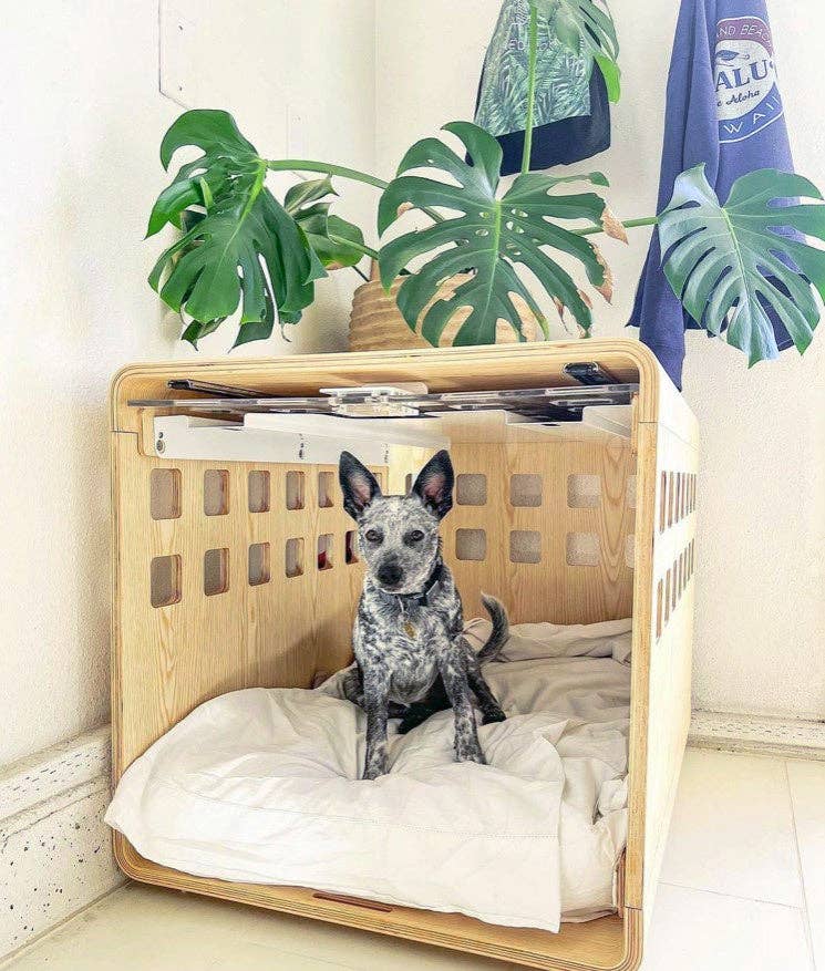 Fable Pets - Wholesale Pet Crate Pad - Dog - Wooden Dog Crate16