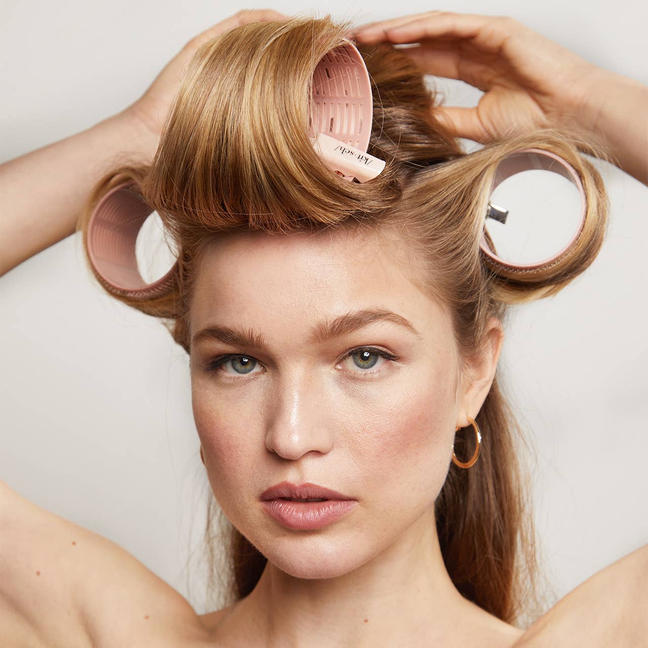 KITSCH – wholesale Hårspolar – KITSCH XL värmerullar i återvunnen plast 4-pack – terrakotta2