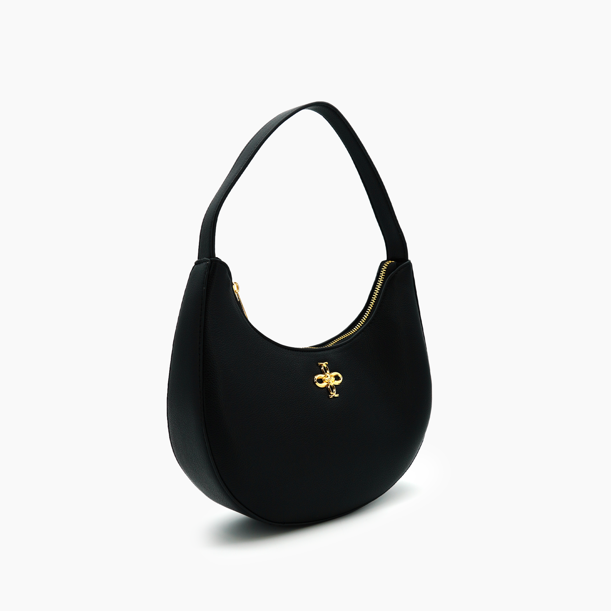 Like Dreams – wholesale Väska med handtag – Dam – Läder Innerficka med Dragkedja Noemie Halvmåne Axelväska6