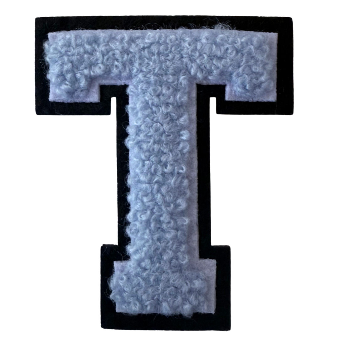 Patch Points - Wholesale Patch - Baby Blue Varsity Letter Sticker & Iron On19