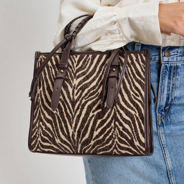 Moda Luxe – wholesale Top handle bag – women's – Dinsdale Zebra Print Crossbody11