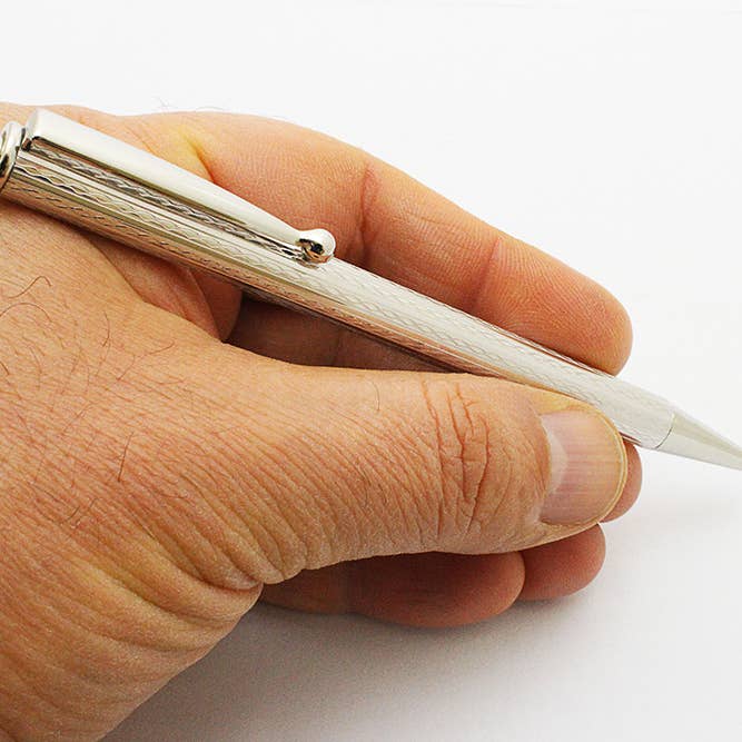 Grifos pens - Vente Stylos - Stylo à bille personnalisé corps en argent sterling