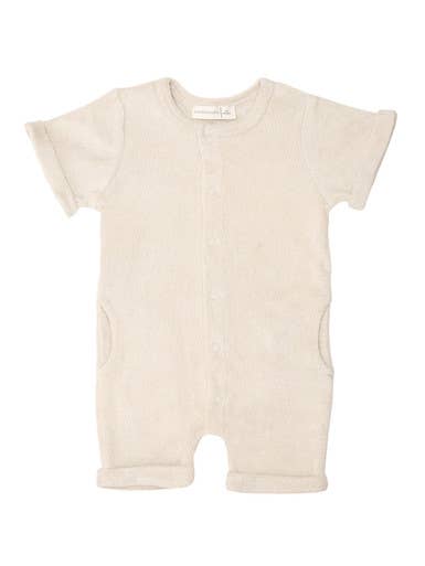 Our Green House - Wholesale Jumpsuit - Baby - Organic Terry Baby Romper - Assorted Colors0
