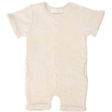 Our Green House - Wholesale Jumpsuit - Baby - Organic Terry Baby Romper - Assorted Colors