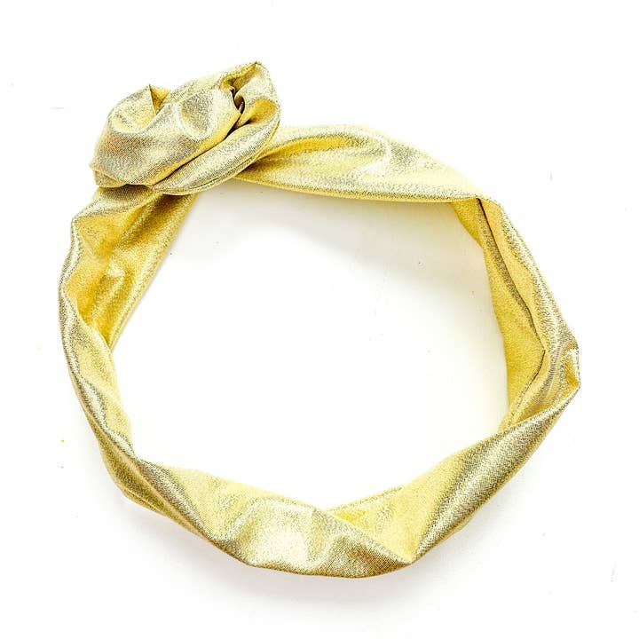 No Headache Headband in Solid Metallics for wholesale by rosie + belle