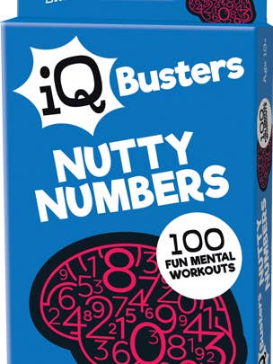 IQ Busters Cards: Nutty Numbers - 100 fun mental workouts for wholesale by Cheatwell Games