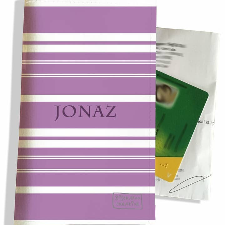 Suporte de prescrição personalizado roxo grandes linhas por atacado de BISTRAKOO