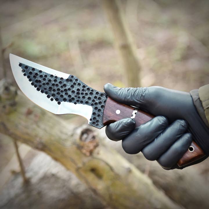 Deer Edge - Wholesale Pocket Knife/Holder - 10" Bushcraft Tracker Knife with Leather Sheath for men4