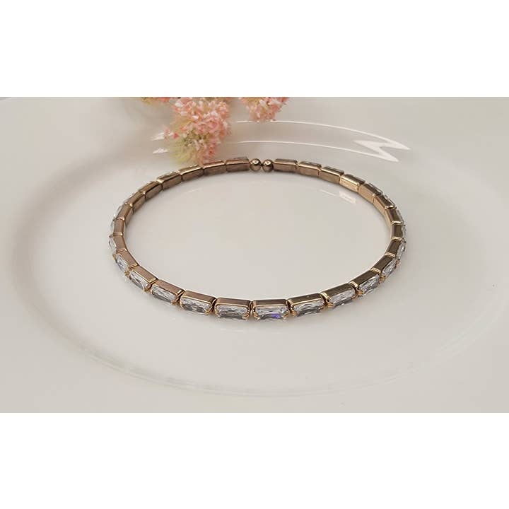 BETTYOH INC – wholesale Bangle bracelet – Rectangular Cubic Stackable Bracelet7