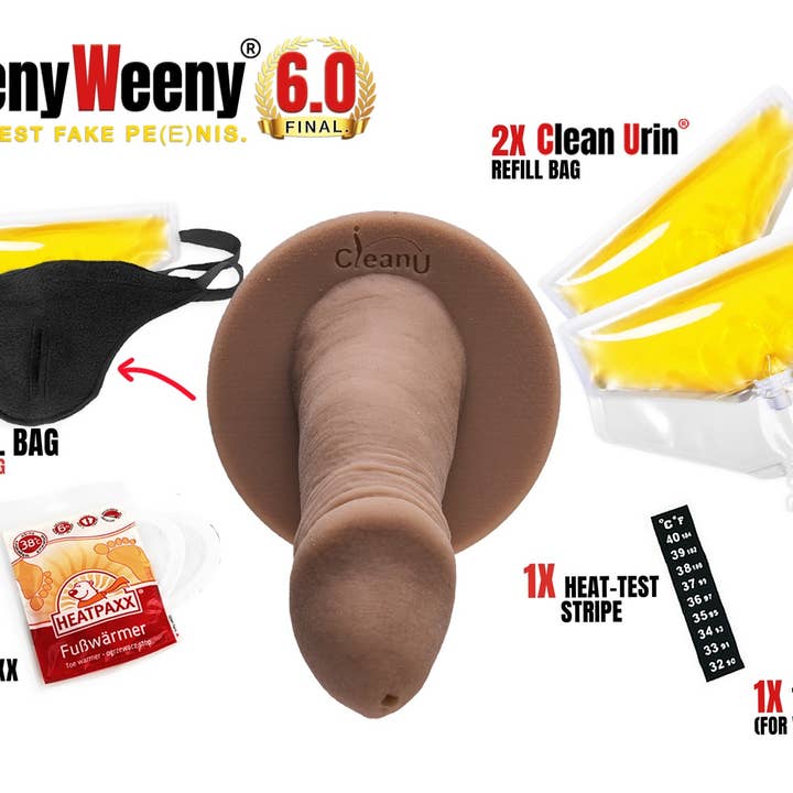 CleanU – wholesale Skämtpresent – Screeny Weeny 6.0 - Vit/Mulatto - circ.