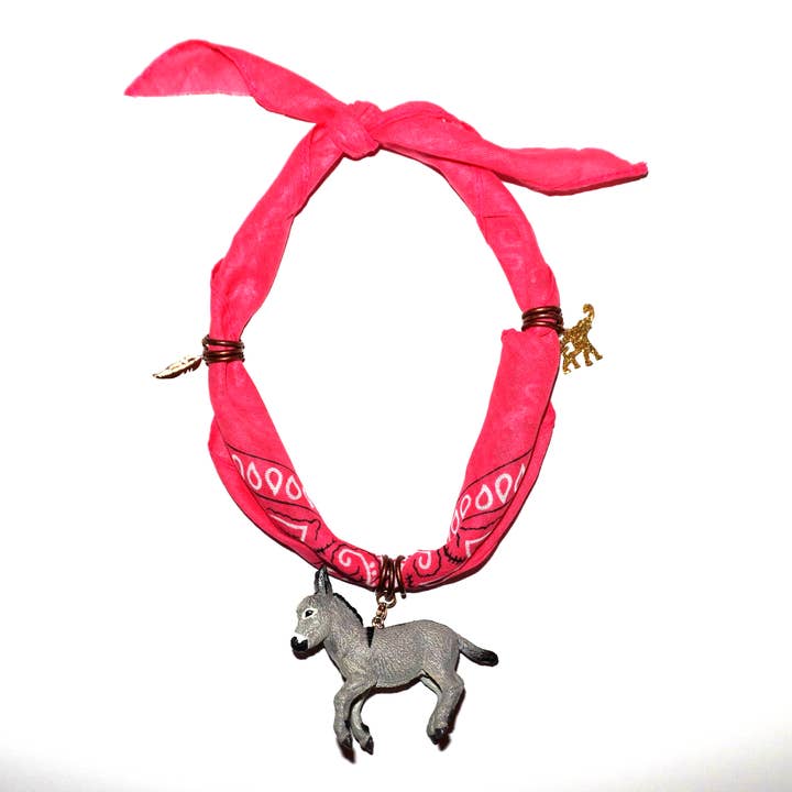 Collana bandana rossa per bambini per la vendita all'ingrosso da parte di Feestbeest-kids