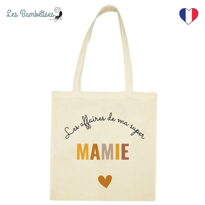 Terracotta boodschappentas voor oma voor wholesale door les bambetises