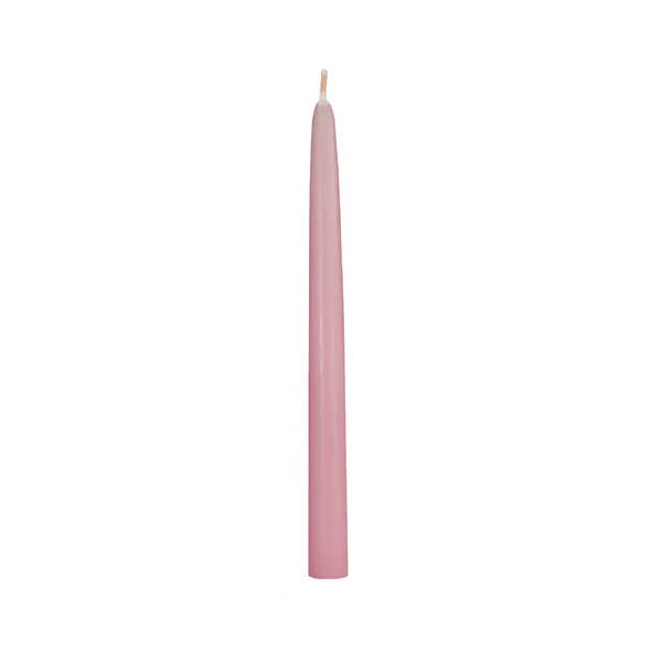 Bougie conique rose de 10 pouces - 144 bougies pour la vente par General Wax- Candles