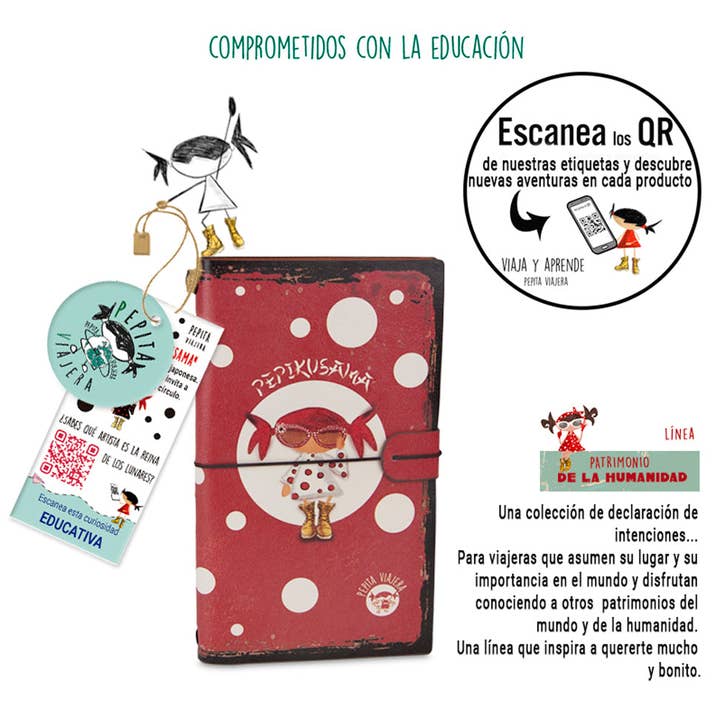 Pepita Viajera – Caderno por atacado – Caderno de viagem Pepikusama4