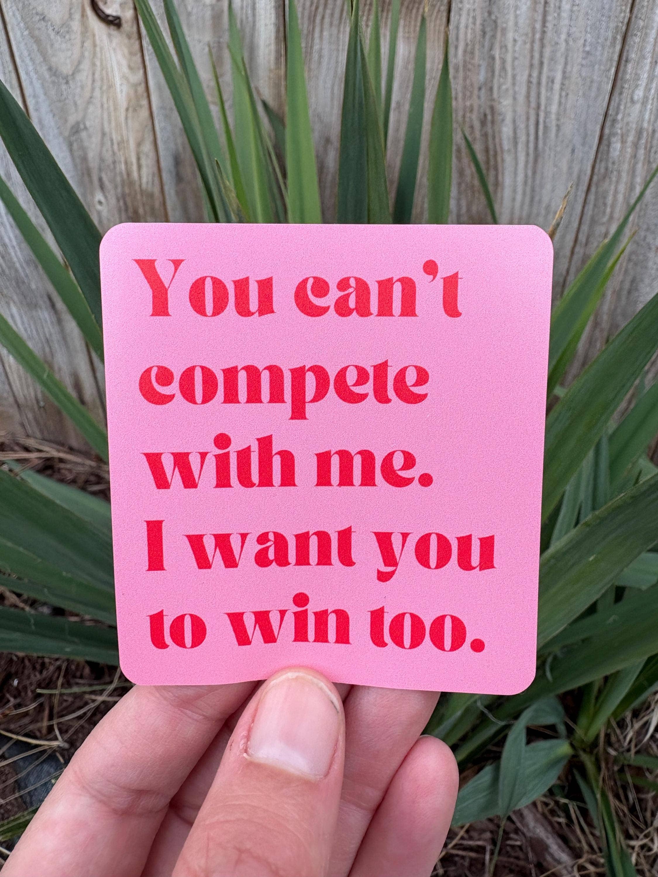 Anna Liz Heart Designs - Wholesale Sticker - Empowering Women Vinyl Sticker – Support and Win Together6