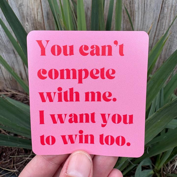 Anna Liz Heart Designs - Wholesale Sticker - Empowering Women Vinyl Sticker – Support and Win Together6