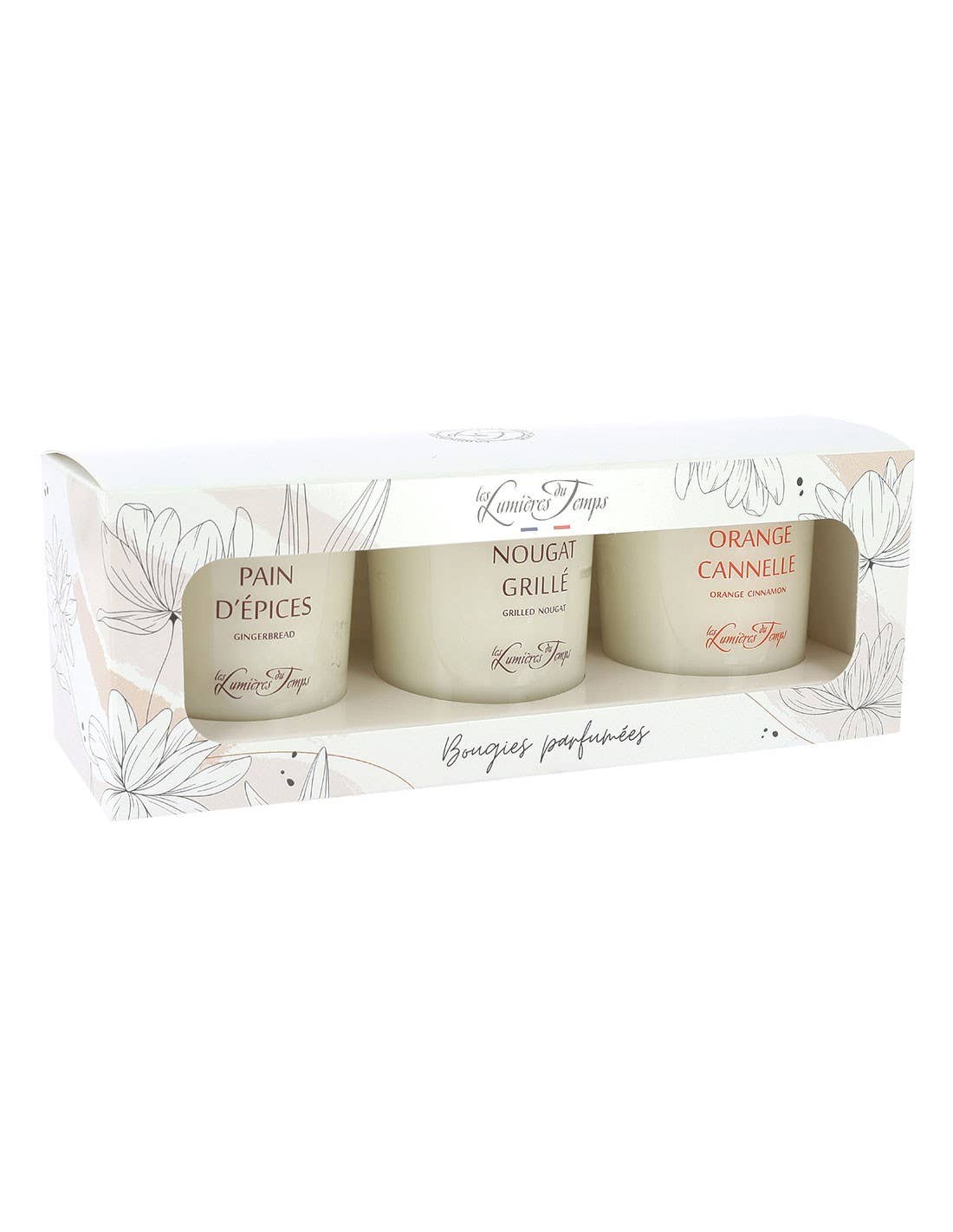Les Lumières du Temps - Wholesale Tapered Candle/Candlestick - Set of 3 candles 90g1