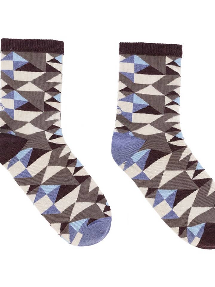 BLU GEOMETRICO 36-40 per la vendita all'ingrosso da parte di Lolo Carolo