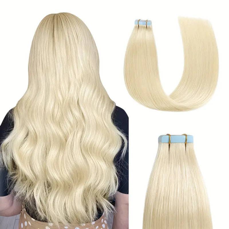 Hair Imports NYC - Wholesale Hair Extensions - Seamless PU Tape-In Hair Extensions - Invisible Real Human Hair4