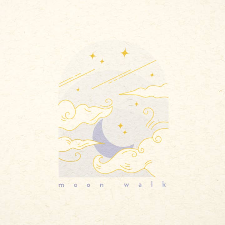 Fin Studio - Wholesale Notebook - Moon Illustrated Notebook / Moon Walk1