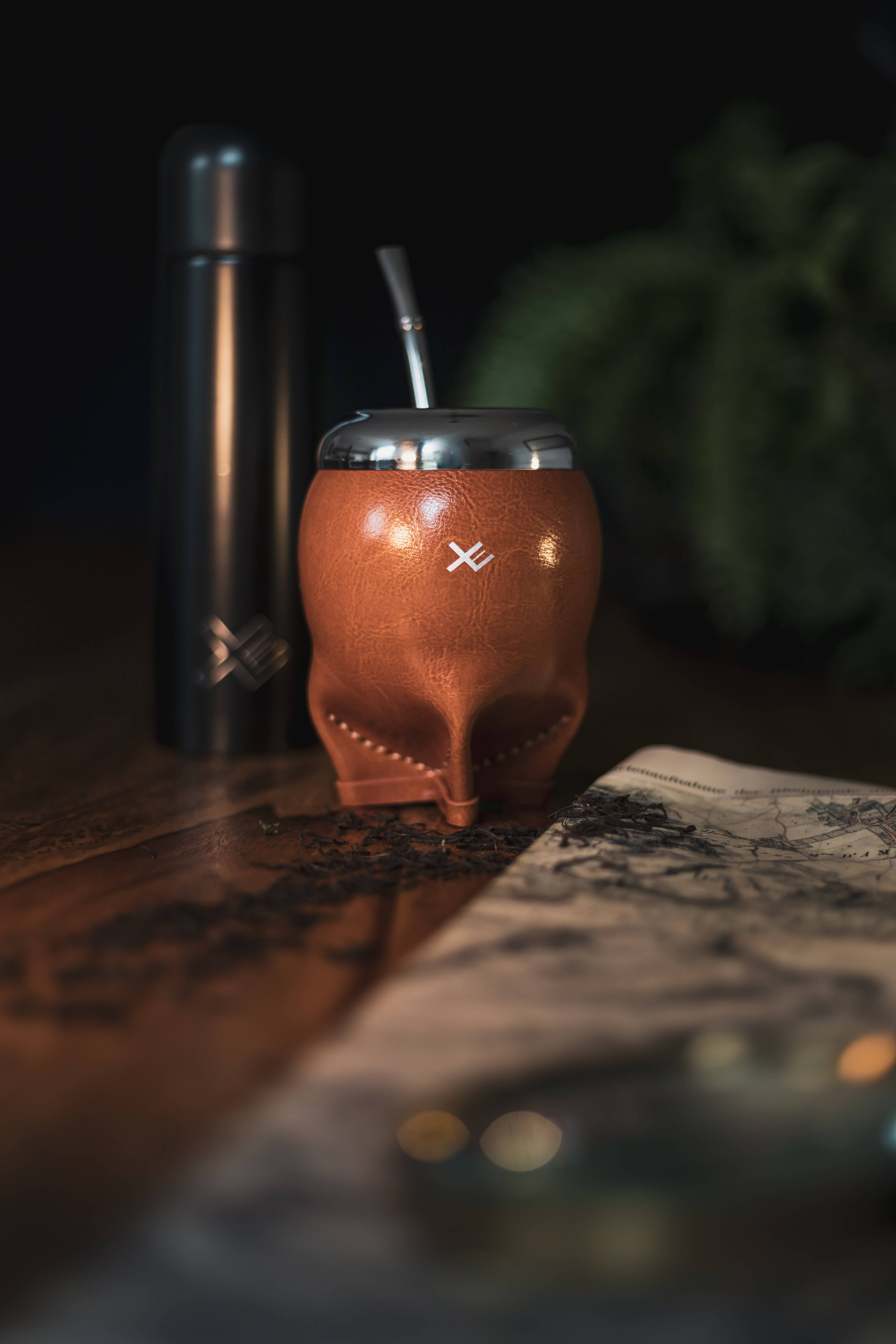 XE EquisMate - Vendita all'ingrosso Servizi da tè - Set Yerba Mate - Zucca + Thermos + Cannuccia - XE EquisMate5