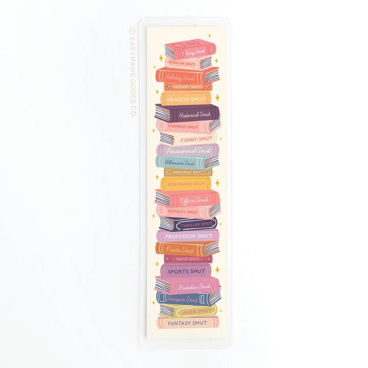 Smut Book Stack gelamineerde bladwijzer voor wholesale door Easyhand Goods – formerly Onderkast