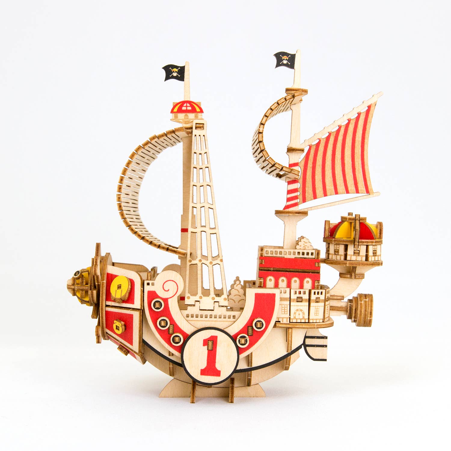 Magnote - Wholesale DIY Craft Kit - wa-gu-mi One Piece Thousand Sunny Ship Model Wooden 3D Puzzl6