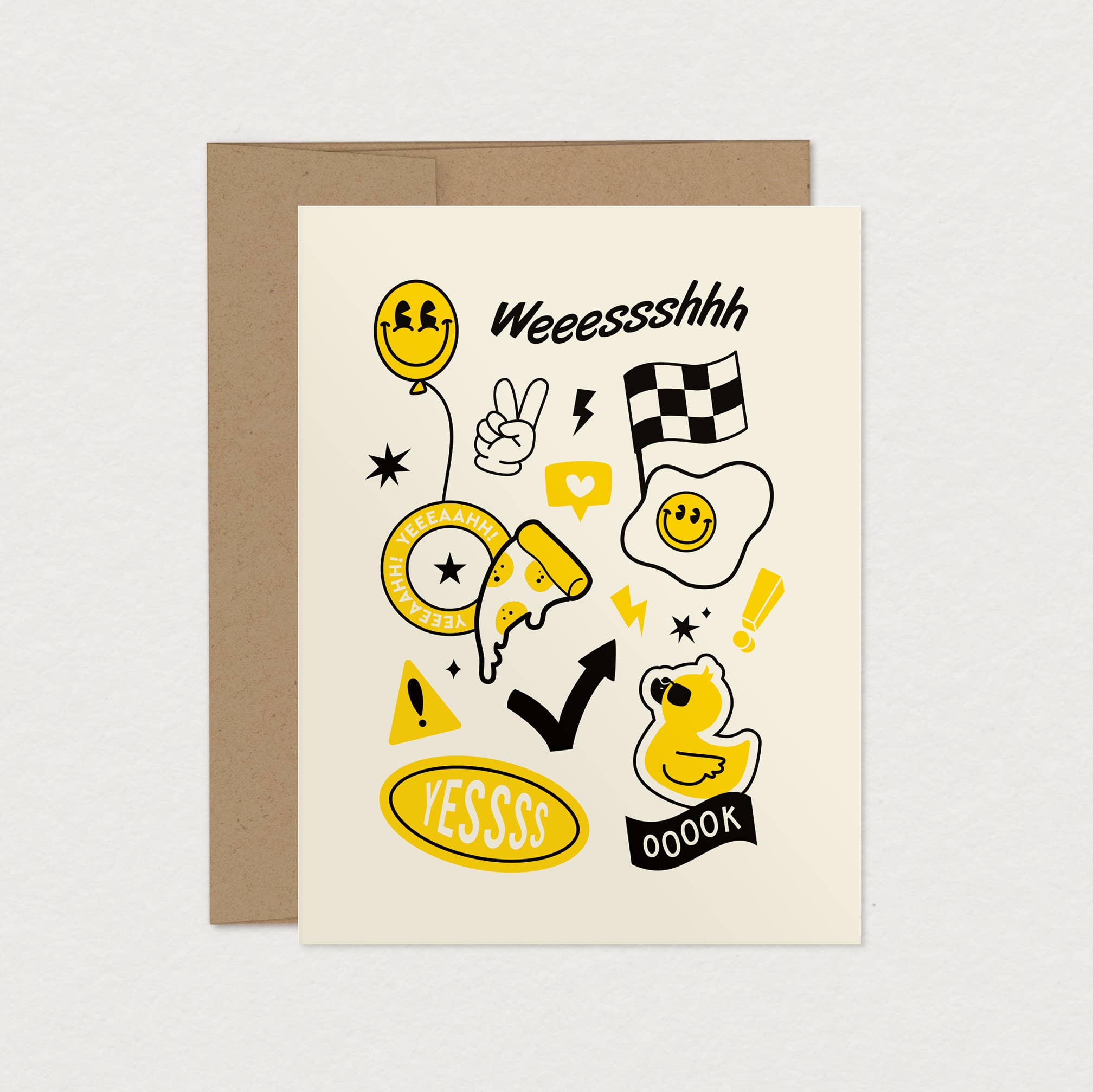 Mimosa Design – wholesale Birthday card – Wesssh Greeting Card - Greeting Card for Teenagers0