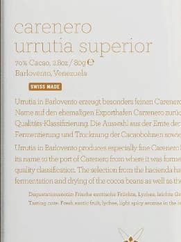 Idilio Origins Carenero Urrutia 70% Dark Chocolate #2 for wholesale by Cocoa Store