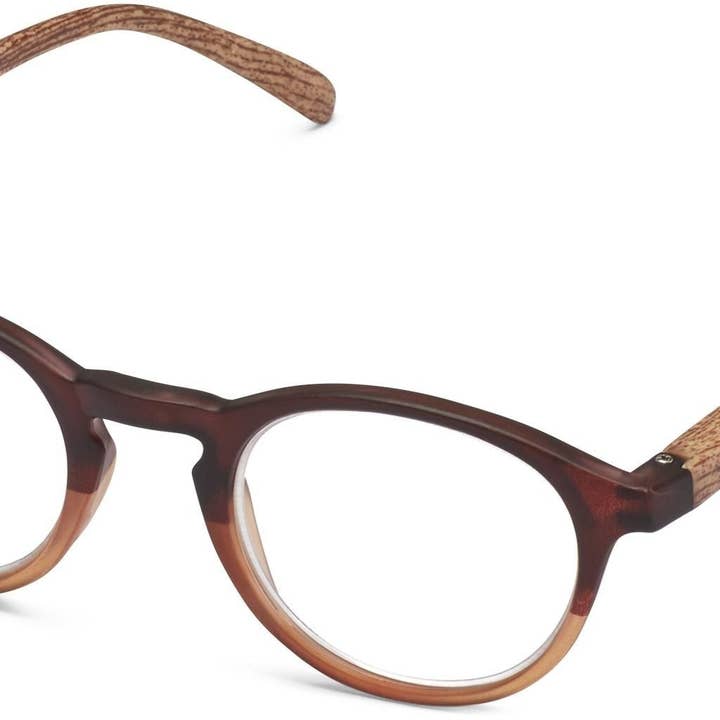 Studio by icu eyewear - Vente Lunettes de vue – femme - Lunettes de vue Laredo à motif de grain de bois avec monture mate5