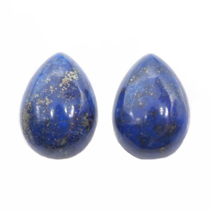 Cabes en lapis en forme de poire 18 x 13 mm, environ 25,41 carats pour la vente par GTG Gems Corp