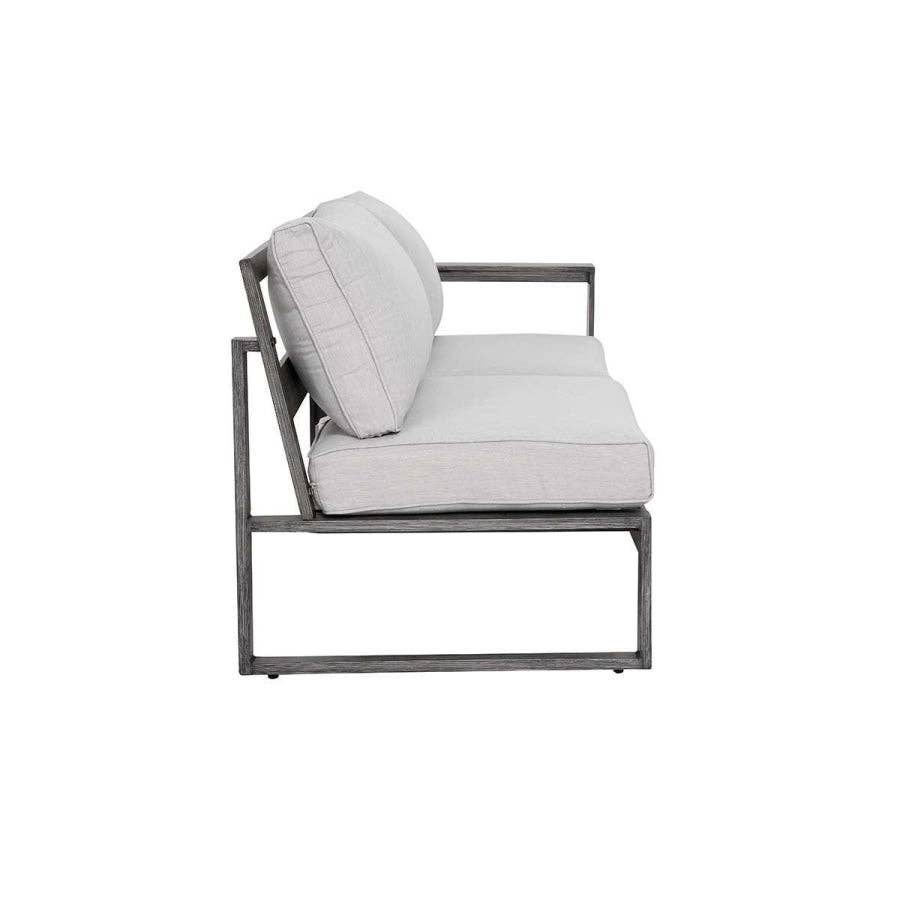 Light Gray Walsh 4-Piece Aluminum Firepit Sofa Set for wholesale on Faire13