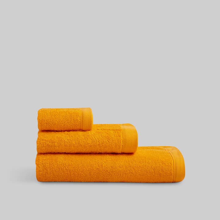 Conjunto de Toalhas Clássico 500 Gr Laranja por atacado de Llar Textil