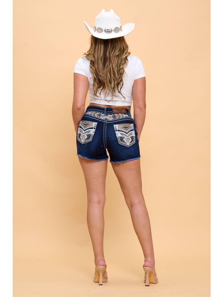 Mörk blå WESTFIELD EAGLE BOOTCUT STRETCHY RODEO COUNTRY WESTERN-JEANS för wholesale på Faire2
