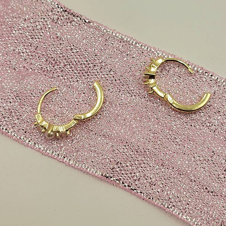 Sacred Sparkle Jewelry and Accessories - Wholesale Huggie Earrings - Huggie Earrings Gold Plating for Trendy Boutique