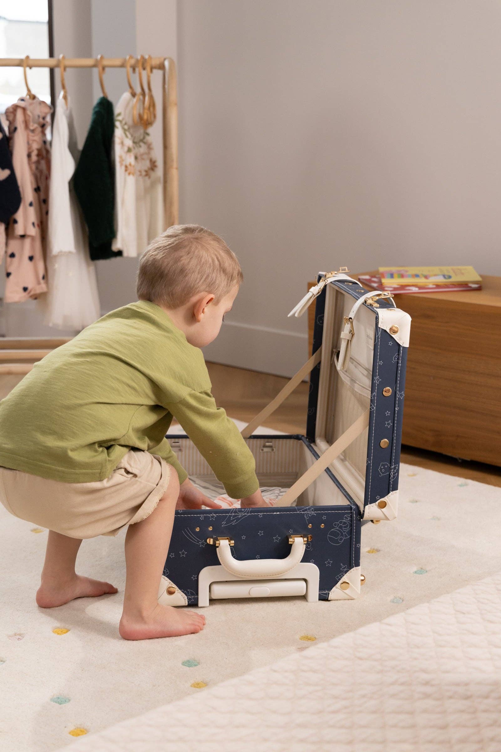 Coco Village - Wholesale Luggage - Kids - Vegan Leather Carry-On Suitcase - Space18