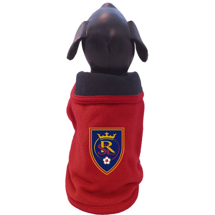 Real Salt Lake - Double Polar Fleece Dog Coat for wholesale by All Star Dogs
