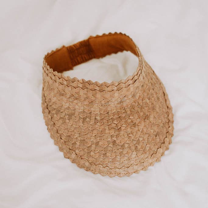 Village Thrive - Wholesale Visor - Women's - Rattan Sun Visor in Amber4