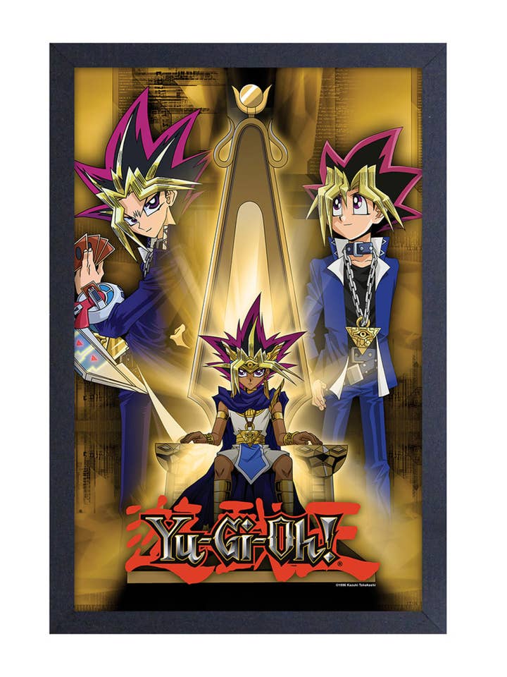 Yu-Gi-Oh Yami & Yugi Throne Framed Print for wholesale by Pyramid America