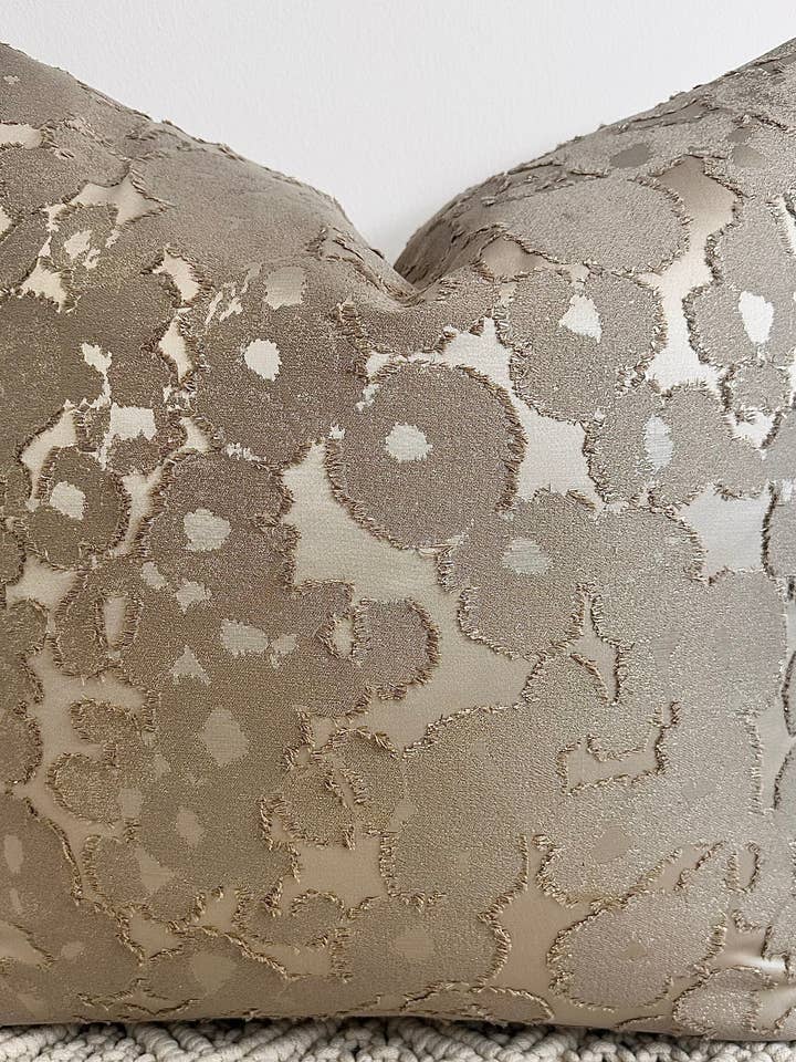 The Couture Cushion - The Taupe Lucye - Style No. 99 for wholesale by The Couture Cushion