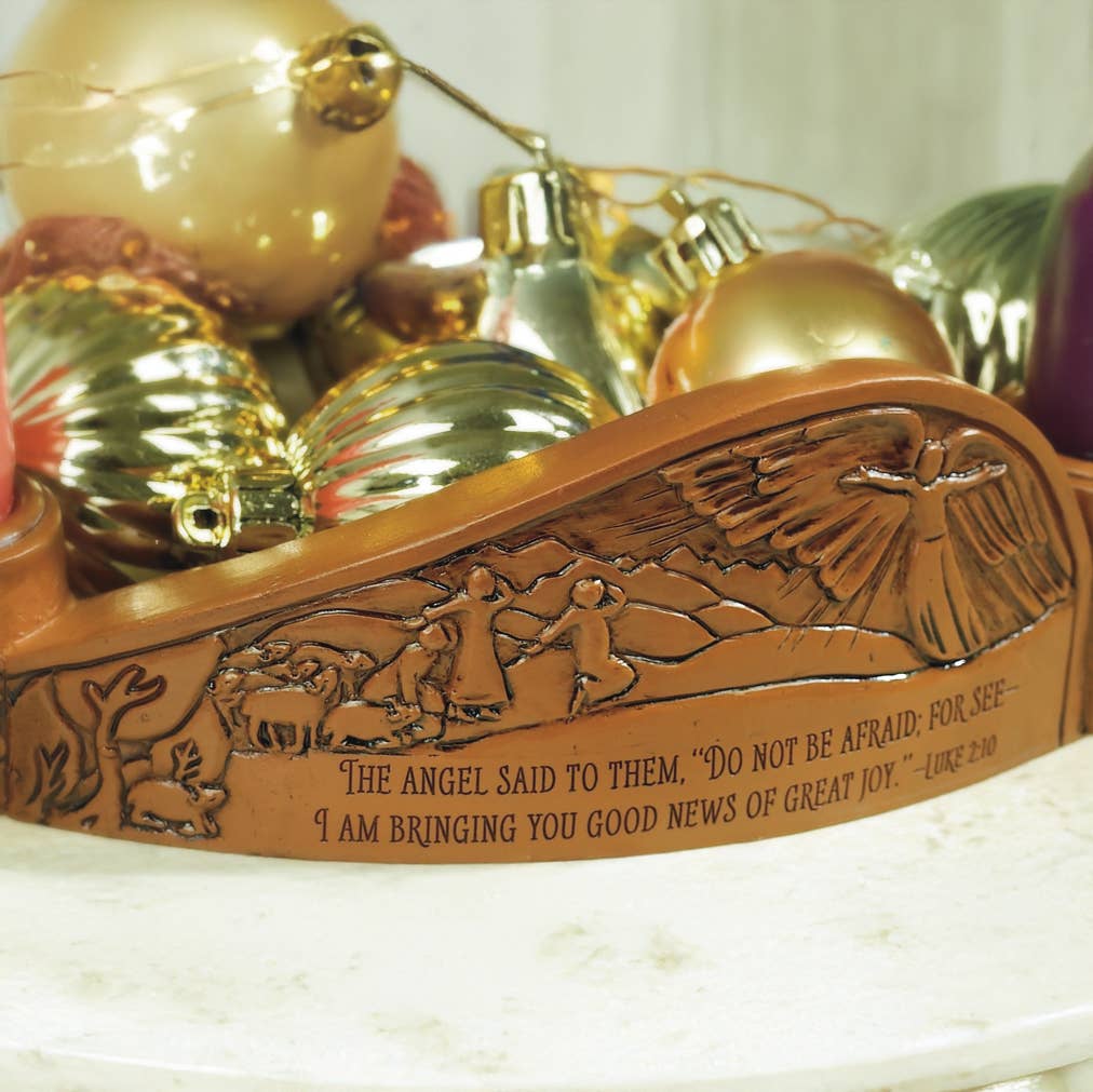 Abbey + CA Gift - Wholesale Pillar Candle - Glory to God Advent Wreath5