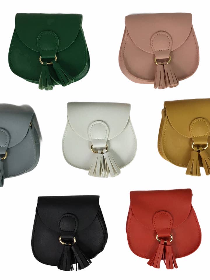 Chloe Fringe Crossbody Kids Purse for wholesale by The New Class