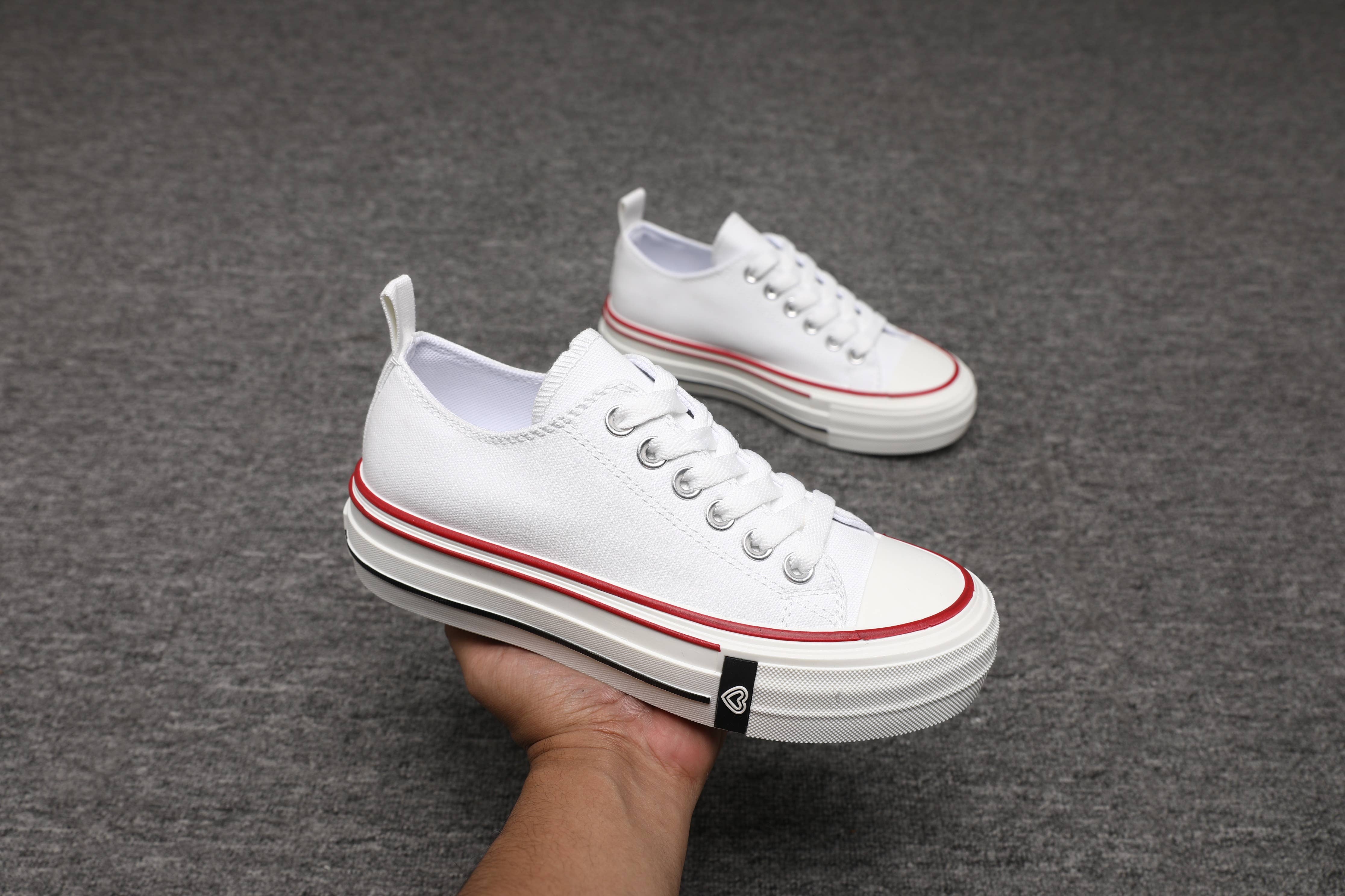 Top Staka - Wholesale Sneakers - Dames - Top Staka damessneakers van canvas met chunky plateauhak18