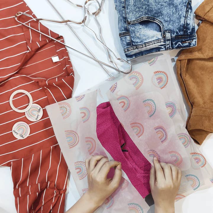 Eleven Fashion - Wholesale Tissue Paper - Rainbow Designer Premium Printed Tissue Paper6