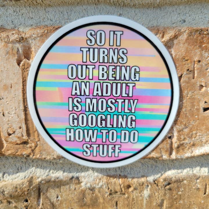 Autocollant vinyle laminé résistant à l'eau de 3 pouces pour la vente par Kodaandmom